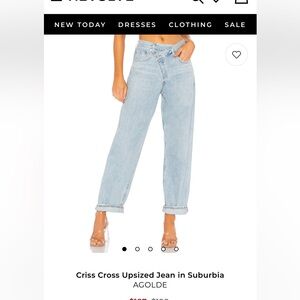 Agolde Women's Light Blue Flare Jeans